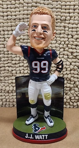 Houston Texans J.J Watt Forever Collectibles Salute Bobblehead Cover