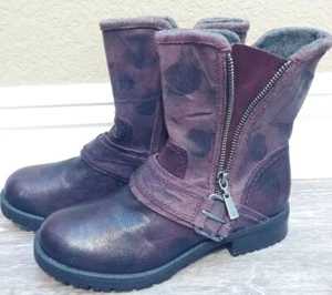 NUEVO- CLARKS MUJER HEBILLA DE CUERO / BOTAS CON CREMALLERA - 6M - Imagen 1 de 11