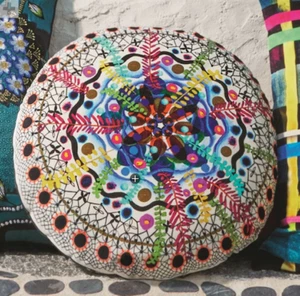 .Designers Guild Christian Lacroix ROSETTA MULTICOLOR KISSEN 45x45cm CCCL0571 - Bild 1 von 3