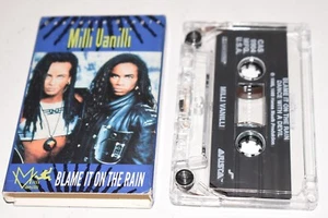 Milli Vanilli Blame It On The Rain 1989 Cassette Single - Picture 1 of 3