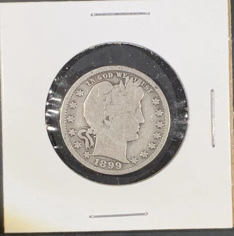 1899-S Barber Quarter Silver - Ships Free Cover