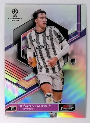 Dusan Vlahovic JUVENTUS 2022-23 Finest UEFA Refractor - Image 1 of 2