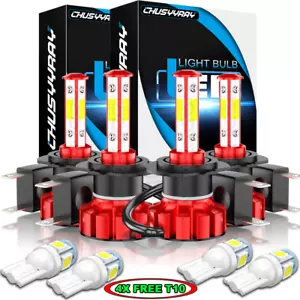 Faros LED de haz alto y bajo 4 lados para Land Rover LR3 2005-2009 6000 k - Imagen 1 de 12
