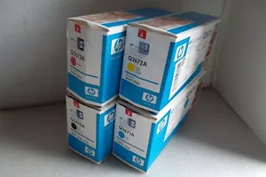 LOT-4 HP 309A Toner Cartridges C/M/Y/K Set 3500 Q2670A Q2671A Q2672A Q2673A NEW - Picture 1 of 9