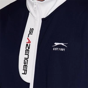 Slazenger Sport Occasion short Jacket Sn01 2XL Navy/Multi - Picture 1 of 3