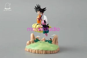 Goku & Chichi Resin Big Egg Studio Dragon Ball Figurine WCF 9cm - Picture 1 of 4