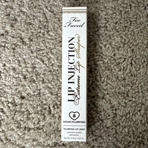 Too Faced Lip Injection Extreme Lip Shaper Plumping Lip Liner In Big Truffle .38 - Picture 1 of 2