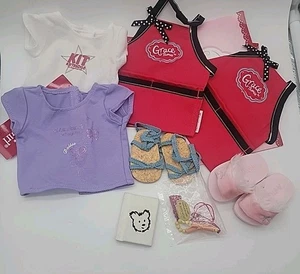 American Girl Puppenkleidung Paket Hausschuhe Schuhe Grace Thomas Halskette Kokos  - Bild 1 von 5