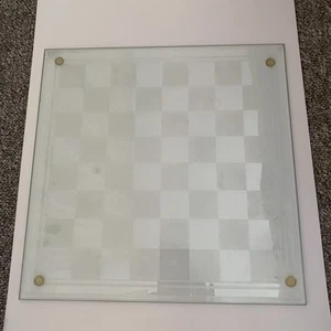 Glass Chess Board Games Gifts 35 cm - Picture 1 of 1
