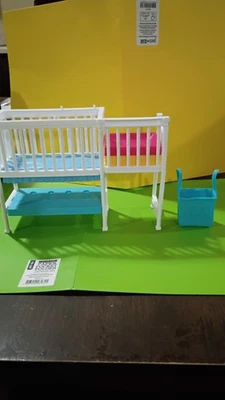  Cambiador Mattel Barbie Cuna Dream House Reemplazo 8" 2018  Foto 1 de 4