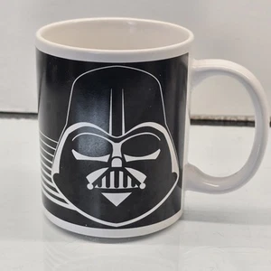 DARTH VADER Star Wars Zak Coffee Mug Tea Cup Black in White Lettering - Picture 1 of 8