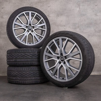 Audi A6 S6 Felgen 20 Zoll 4K C8 Sommerräder 4K0601025AB anthrazit matt - Bild 1 von 4