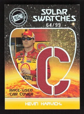 Kevin Harvick 2009 Press Pass Solar Swatches “C” Race Used Car Cover Card /99 - Image 1 of 2
