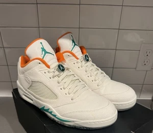 Men’s Size 12 Nike Air Jordan 5 V Low Golf NRG Lucky & Good Masters Brand New - Picture 1 of 6