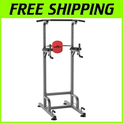 Combo Pull Up Bar & Dip Station - Construção de aço resistente - Imagem 1 de 4