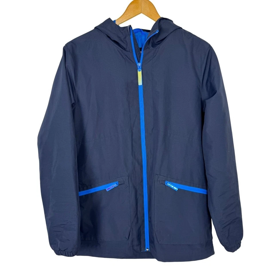 C9 by Champion Niños Impermeable Azul Marino Verano Primavera Aire Libre Niños Largo 12/14 Usado en Excelente Condición Foto 1 de 4