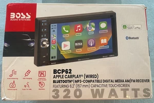 BOSS Audio Systems BCP62 Car Stereo Double Din 6.2 Inch Touchscreen - As Is - Picture 1 of 7