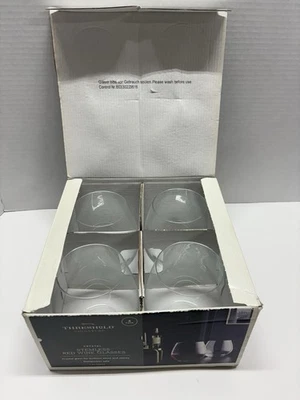 Juego de 4 copas de vino tinto de cristal Threshold Signature 19,2 oz Foto 1 de 4