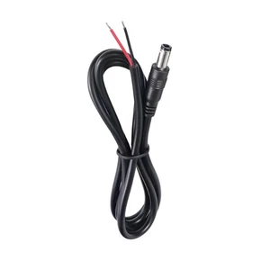 Spina maschio canna 1M 3.3FT 18AWG alimentazione CC 5.5mm x 2.1mm, connettore treccia - Foto 1 di 6