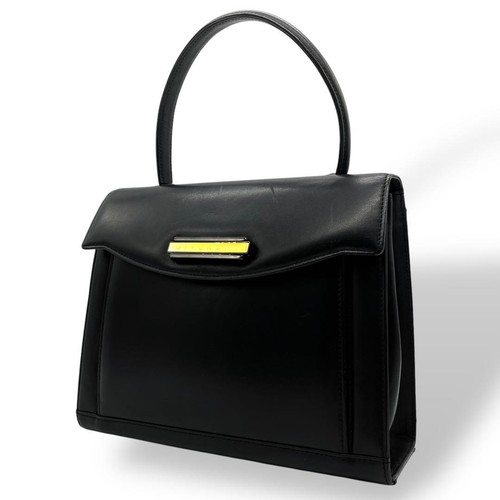 GIVENCHY borsa a mano borsa formale nera usata ottima+ dal Giappone autentica