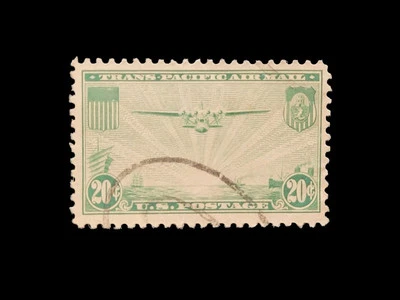 US STAMP SCOTT #C21  TRANS-PACIFIC AIR MAIL  ISSUE 1937 STAMP  - Image 1 of 2