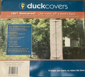 Patio Pyramid Torch Heater Cover Duck Covers Waterproof 96” H X 39” W X 36” - Picture 1 of 3