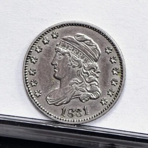 1831 Half Dime - Ch AU Details, Cleaned (#58478-L) - Picture 1 of 8