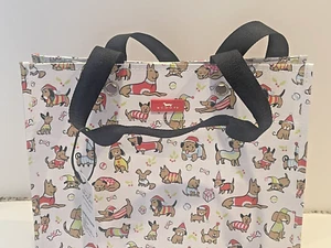 NWT Scout Large Gift Bag  & Dog Ornament set in Holiday Pawty- Limited Edition!! - Picture 1 of 6