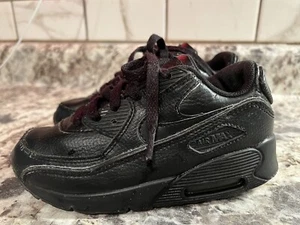Nike AirMax 90 LTR Niños Zapatos Tenis Talla 12.5 Juveniles Negros Correr 307793-002 - Imagen 1 de 7