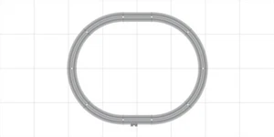 Lionel FasTrack O Scale Oval Train Track Layout 40" X 50" - 52" X 112" Pick Size - Picture 1 of 31