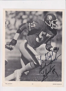 Denver Broncos: Tom Jackson #57 - Foto firmada 8x10 - Imagen 1 de 1
