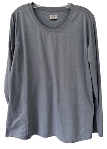 Ridgecut Toughwear Damen T-Shirt Übergröße L hellblau langarm super weich - Bild 1 von 7