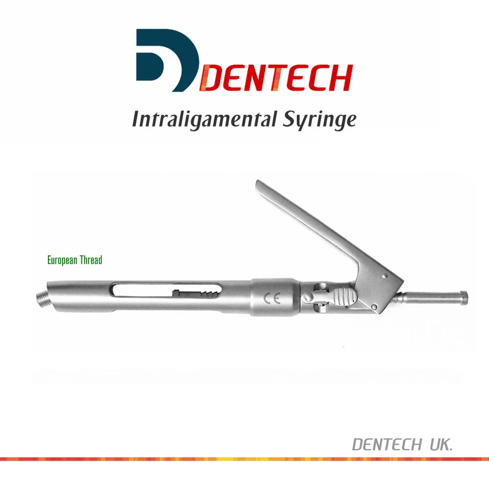 DENTECHUK INTRALIGAMENTAL SYRINGE ASPIRATING ANGLED PEN STYLE DENTAL INSTRUMENT 1.8 ML CE