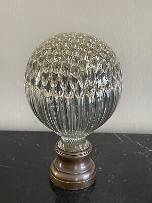 Outstanding Antique Baccarat French Victorian Blown Glass Newel Post Finial • 2,444.49$