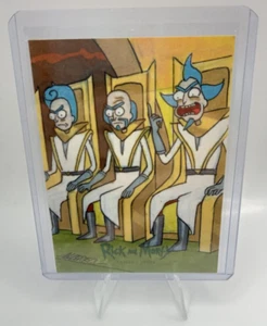 RICK & MORTY [adult swim] Cryptozoic Season 1 ALBERTO SILVA SKETCH 1/1 w/AUTO! - Picture 1 of 2