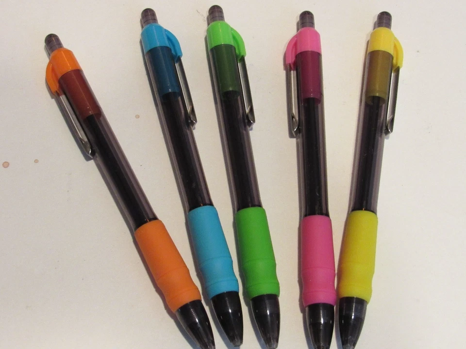 PACK OF 5 MAX GLIDE TROPICAL COLORS GEL BALLPOINT PENS-TOP SELLING PEN 2022-23 - Image 1 of 1