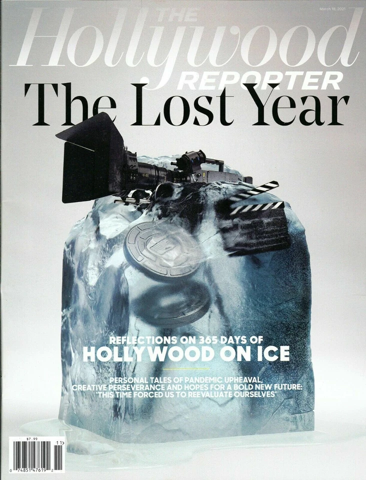 THE HOLLYWOOD REPORTER MAGAZINE MARCH 18, 2021, THE LOST YEAR, NO LABEL. - Image 1 of 1