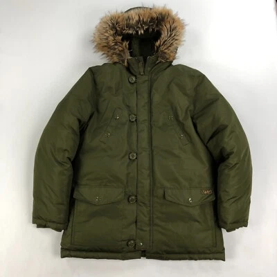 Polo Ralph Lauren Down Jacket Boys XL N3B Flight Parka Green Military Puffer - Image 1 of 4