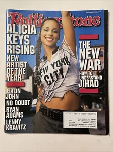 Rolling Stone Magazine NOVEMBER 8, 2001 Alicia Keys Elton John No Doubt Kravitz - Picture 1 of 1