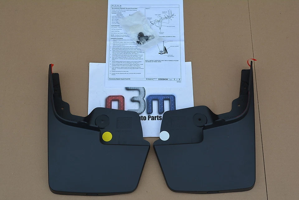 Chevrolet Colorado GMC Canyon 2015 protector contra salpicaduras moldeado delantero nuevo OEM 19435493 Foto 1 de 4