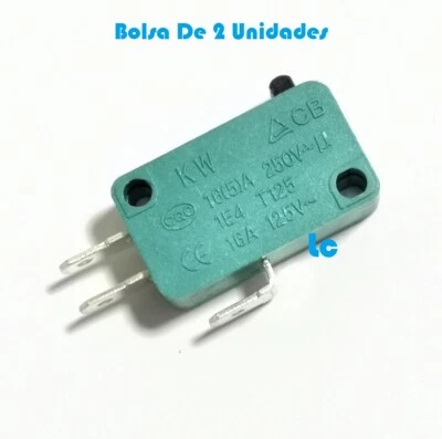 Micro Interruptor Sensor Final De Carrera - 16A 250V - M0/SPV - Bolsa 2 Unidades - Imagen 1 de 4
