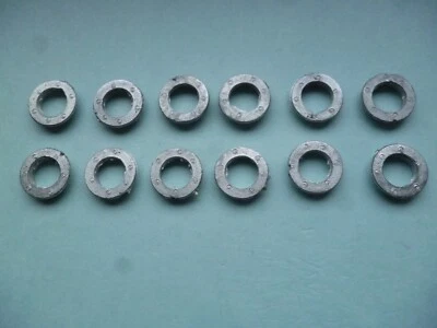 AM 19 White Metal Model Boat  Porthole 14mm Dia  x 12 Pcs Like Graupner Robbe. - Image 1 of 4