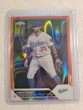 Andy Pages 2023 Pro Debut Chrome Orange Lava Refractor /25 #PDC-99 Dodgers