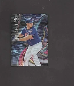 2018 Bowman Platinum Top Prospects Ice Parallel #TOP-15 PETER ALONSO - Picture 1 of 2