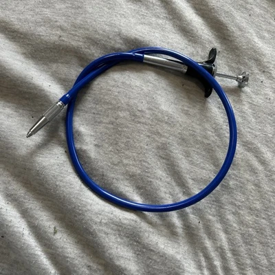 Blue Locking Shutter Release Cable 20" for Hasselblad Mamiya Pentax Bronica ETRS - Image 1 of 3