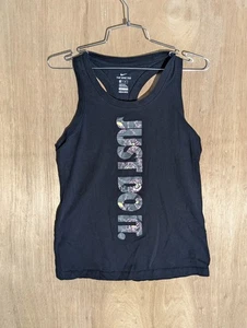 Nike Camiseta Pull Over Camiseta Sin Mangas Mujer Talla XS Cuello Redondo Espalda Corredora Negra - Imagen 1 de 7