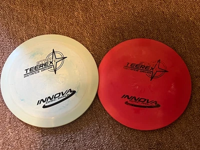 2 Innova Star Teerex, PFN 175g Rare Old School Innova! Blue is New, Red is used - Image 1 of 4