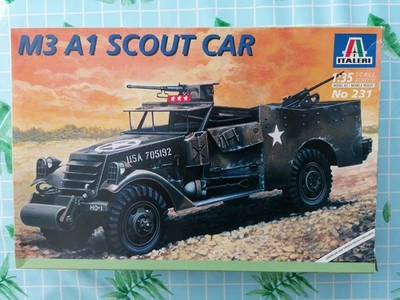 ITALERI 1/35 M3 A1 SCOUT CAR ITEM N° 231 - Immagine 1 di 4