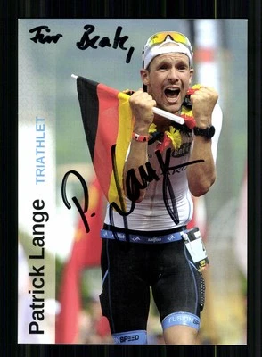 Patrick Lange Autogrammkarte Originial Signiert Triathlon + A 246244 - Bild 1 von 2