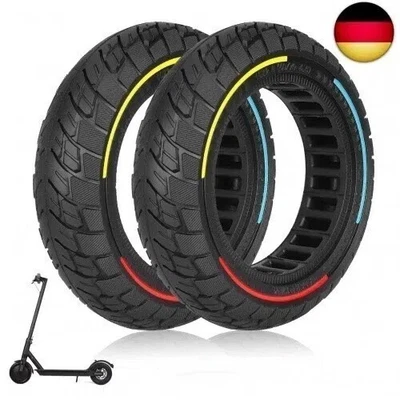 2x Winter Fahrrad Vollgummi Reifen für Xiaomi Mi 4 Pro Gen2 E-Scooter 60/70-6.5 - Bild 1 von 4